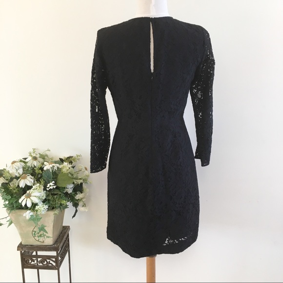J. Crew Black Floral Lace Dress - Picture 6 of 12